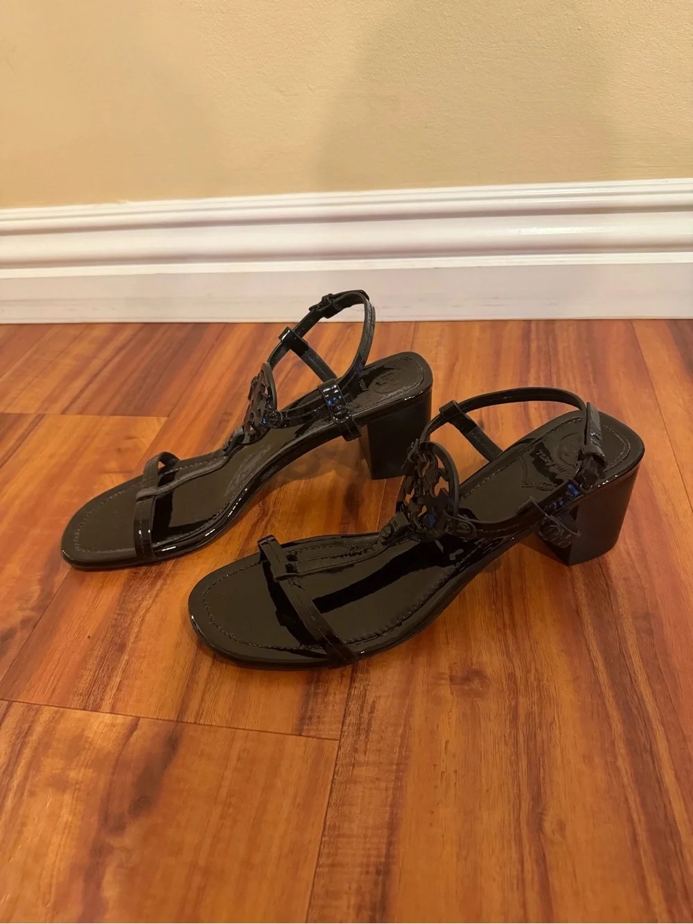 Tory Burch glossy black